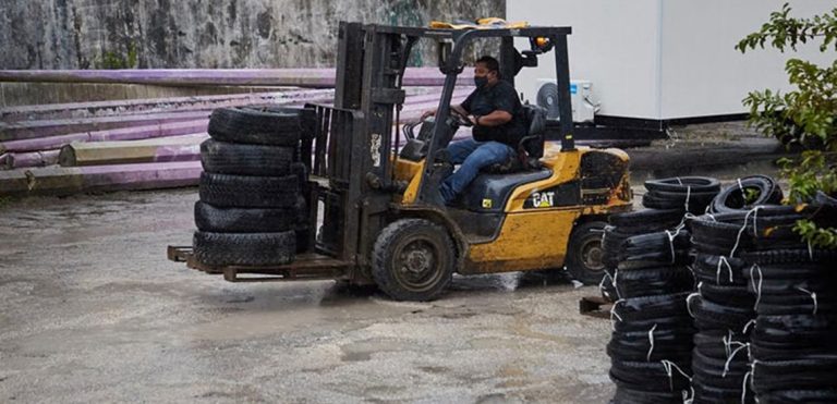 Cozumel Tyres for Recycling