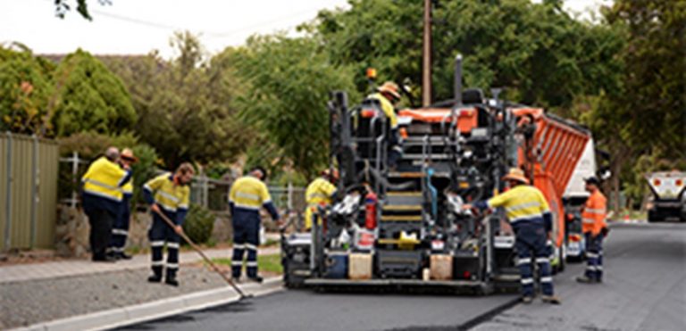 TRS Rubberised Asphalt Rolled Out