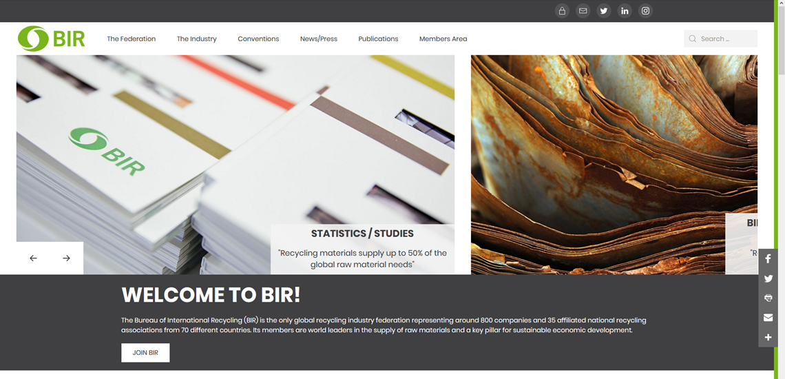 BIR Updates Website