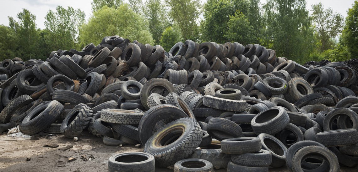 China Waste Tyres