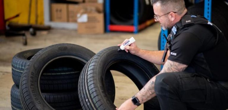 West Mercia Police Push Tyre Tagging