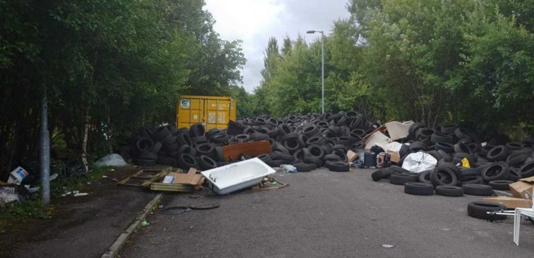 Tyres Dumped in England, Scotland and Northern Ireland