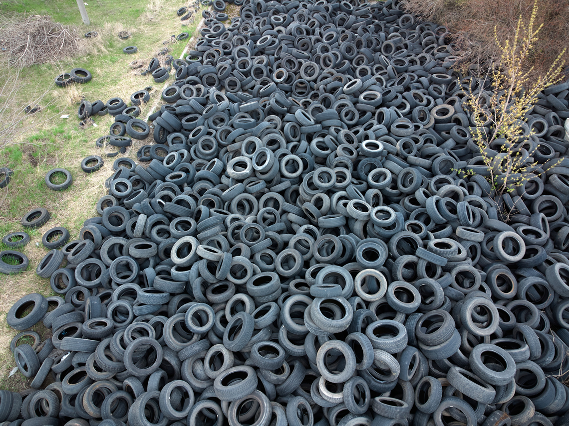 Qatari Tyre Dump