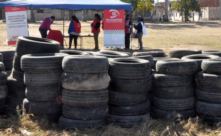 Remote Argentinian Province Collects Tyres