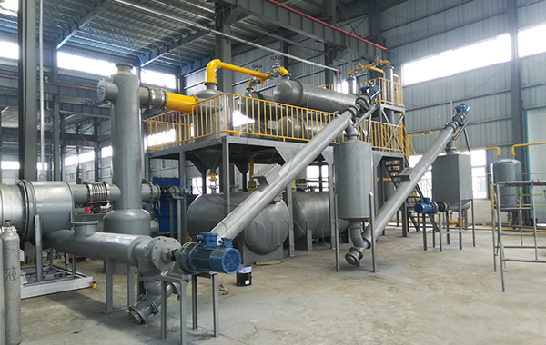 Typical pyrolysis plant