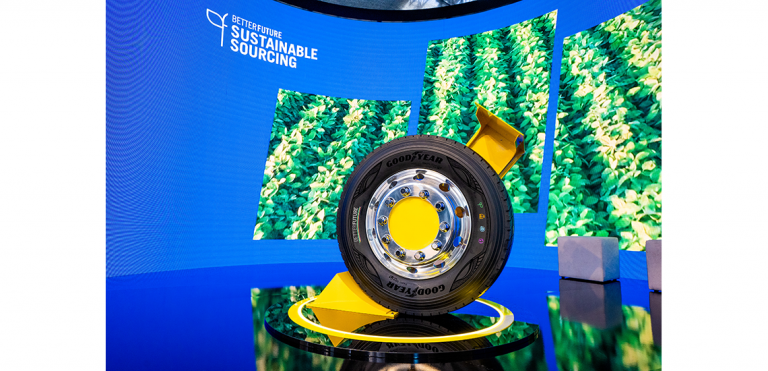 Goodyear Presents 63% Sustainable Material Demonstration Truck Tyre at the IAA for Transportation