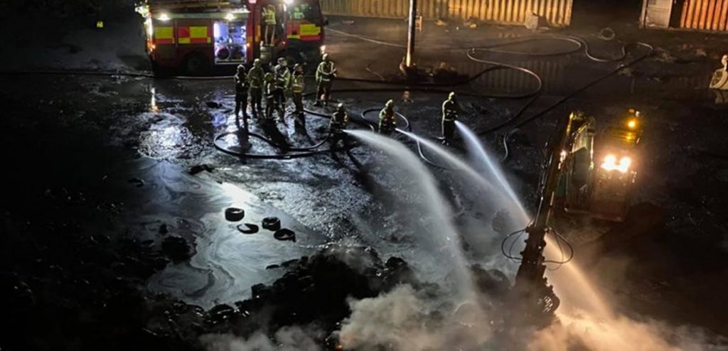 Bradford Tyre Fire