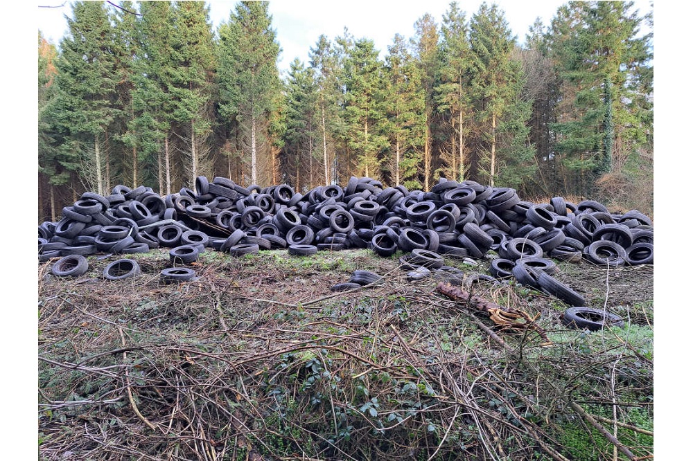 Meath Tyres Dumped