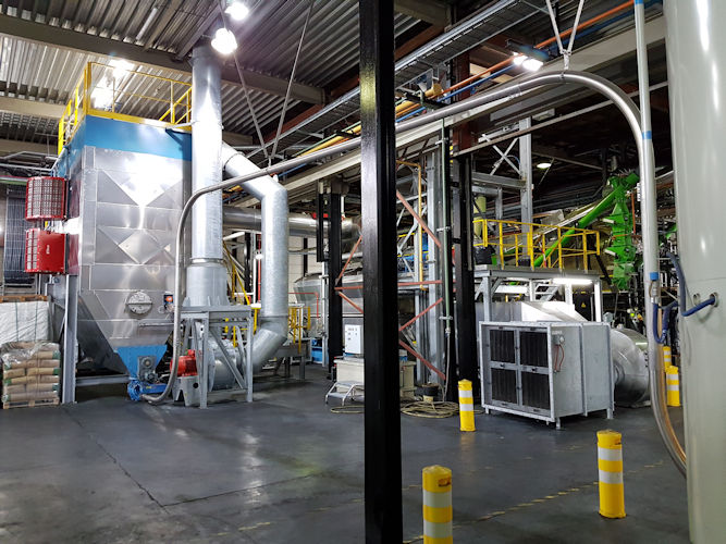 A typical Tema Process installation in use