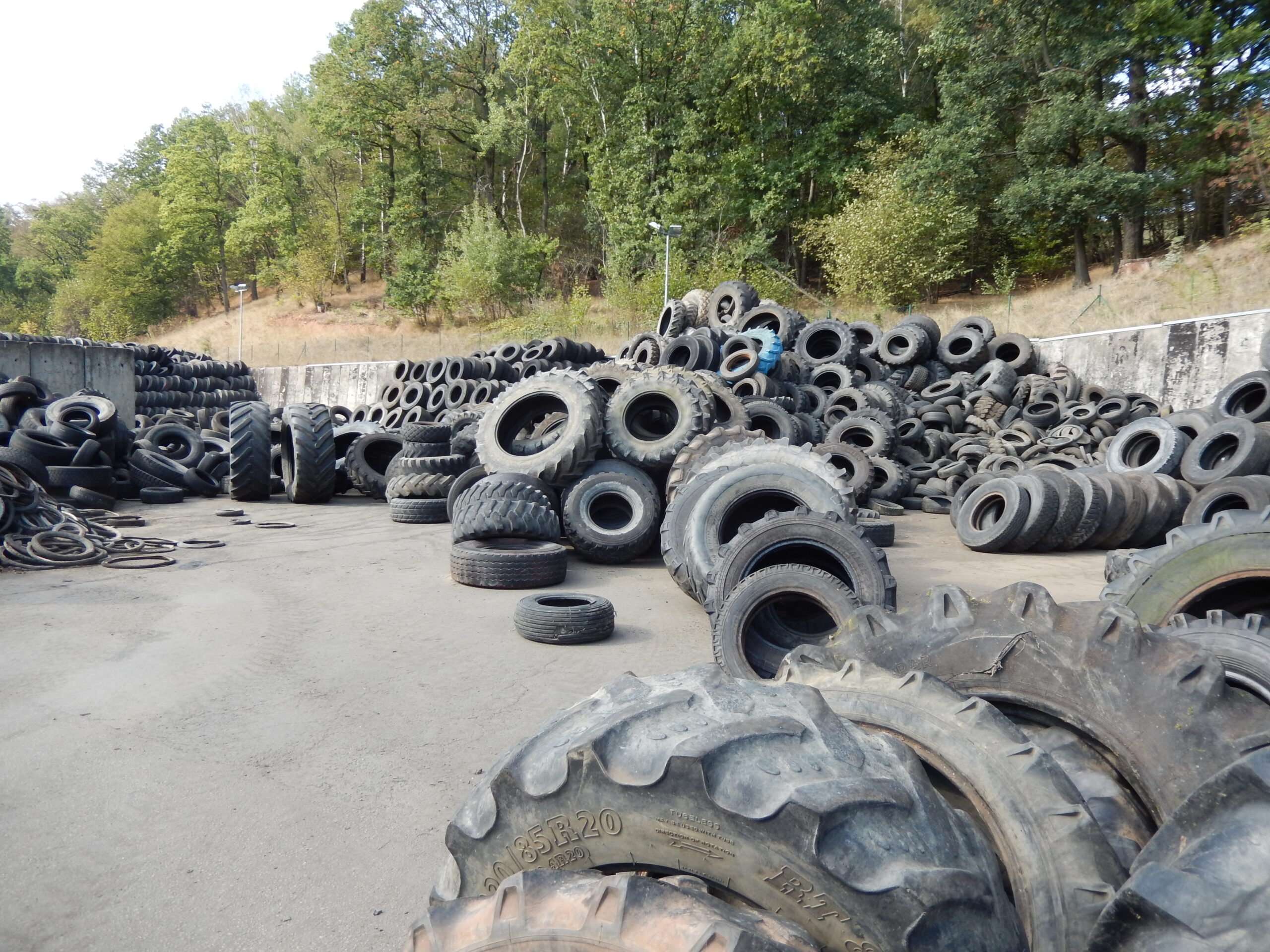 TNU SIGNUS Waste Tyres - Credit Ewan Scott